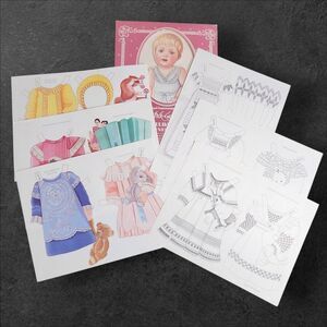 Vintage 1986 Peck-Gandre THE HILDA TODDLER Kestner 1914 Paper Doll NEW Uncut